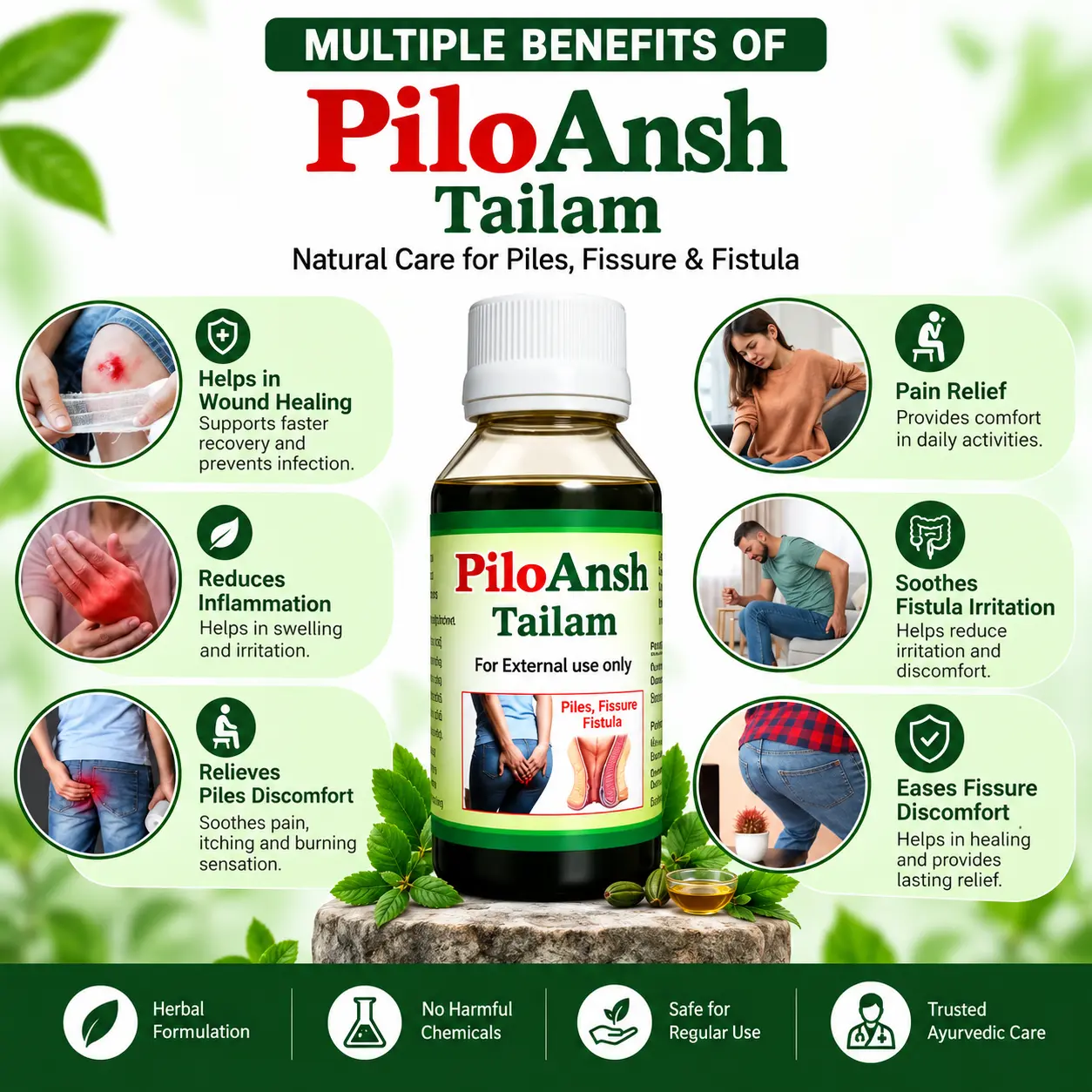 PiloAnsh Tailam Ayurvedic Oil (Pack of 2) - view 5