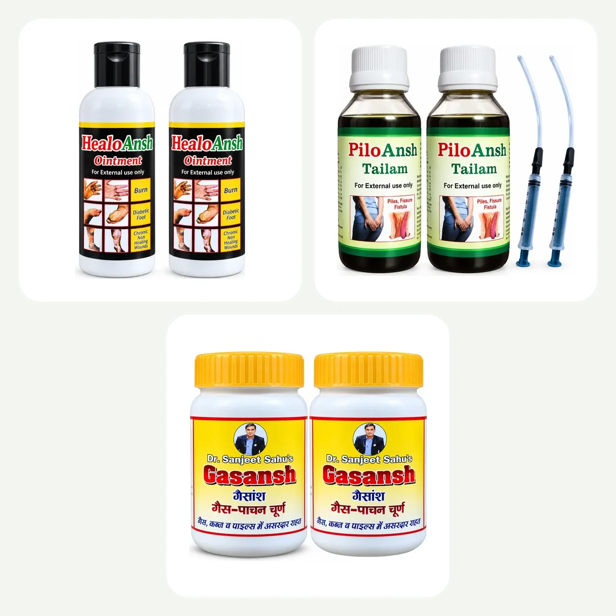 HealoAnsh + PiloAnsh + Gasansh Complete Combo