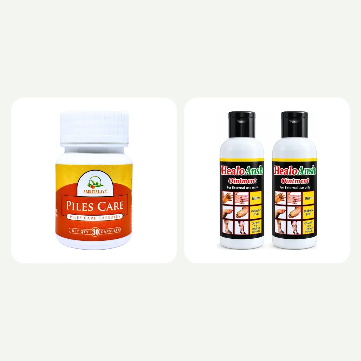 Piles Care + HealoAnsh Piles & Fissure Care Combo