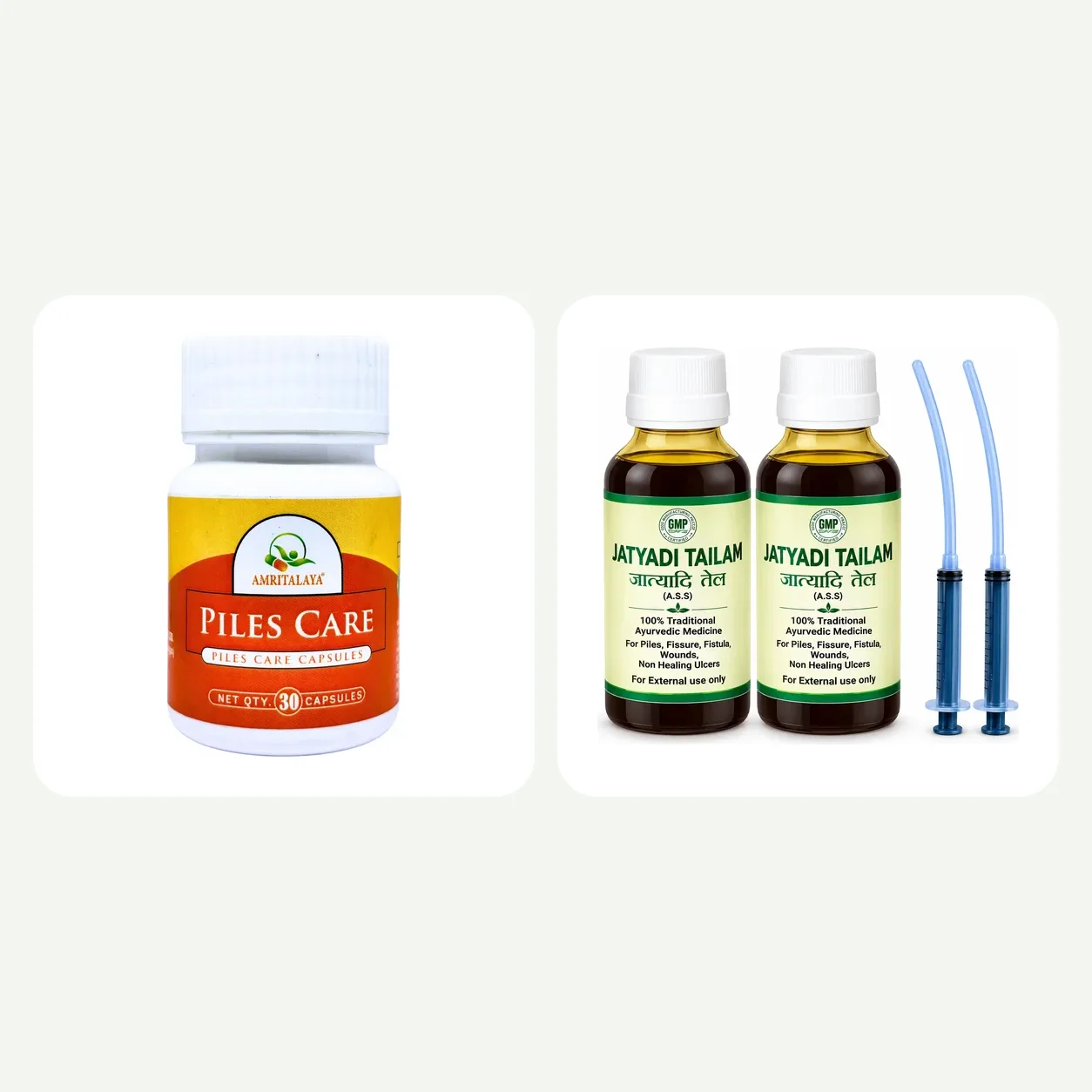 Piles Care + Jatyadi Piles & Fissure Care Combo